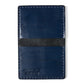 slim Plain card holder | Blue