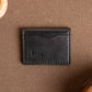 slim Plain card holder | Black