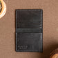 slim Plain card holder | Black