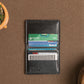 slim Plain card holder | Black