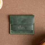 Flap card holder | Olive