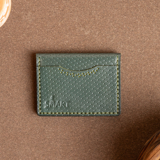 slim Tangled card holder | Olive