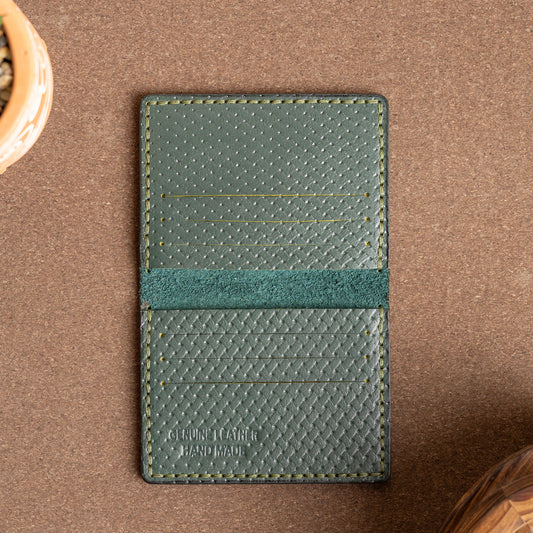 slim Tangled card holder | Olive