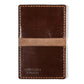 slim Plain card holder | Brown