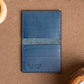 slim Plain card holder | Blue