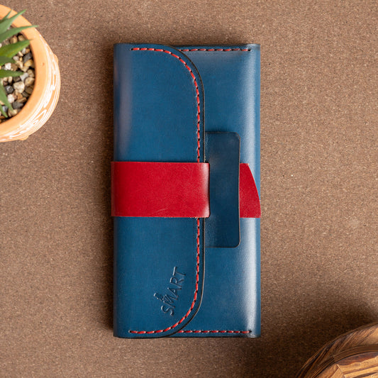 Tri-fold wallet | Navy Blue