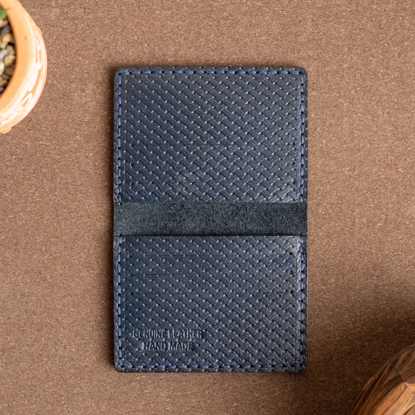 slim Tangled card holder | Blue