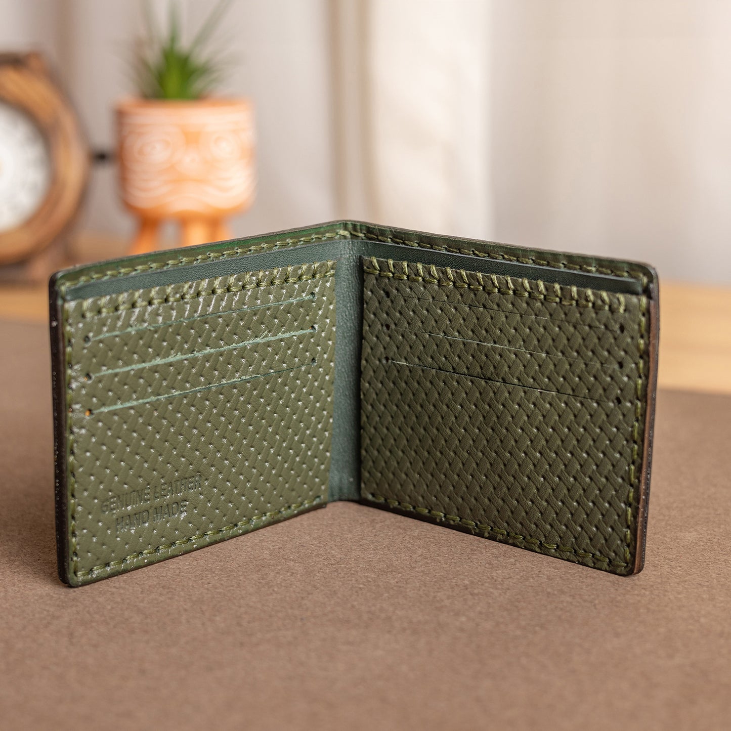 Smart wallet Tangled | Olive