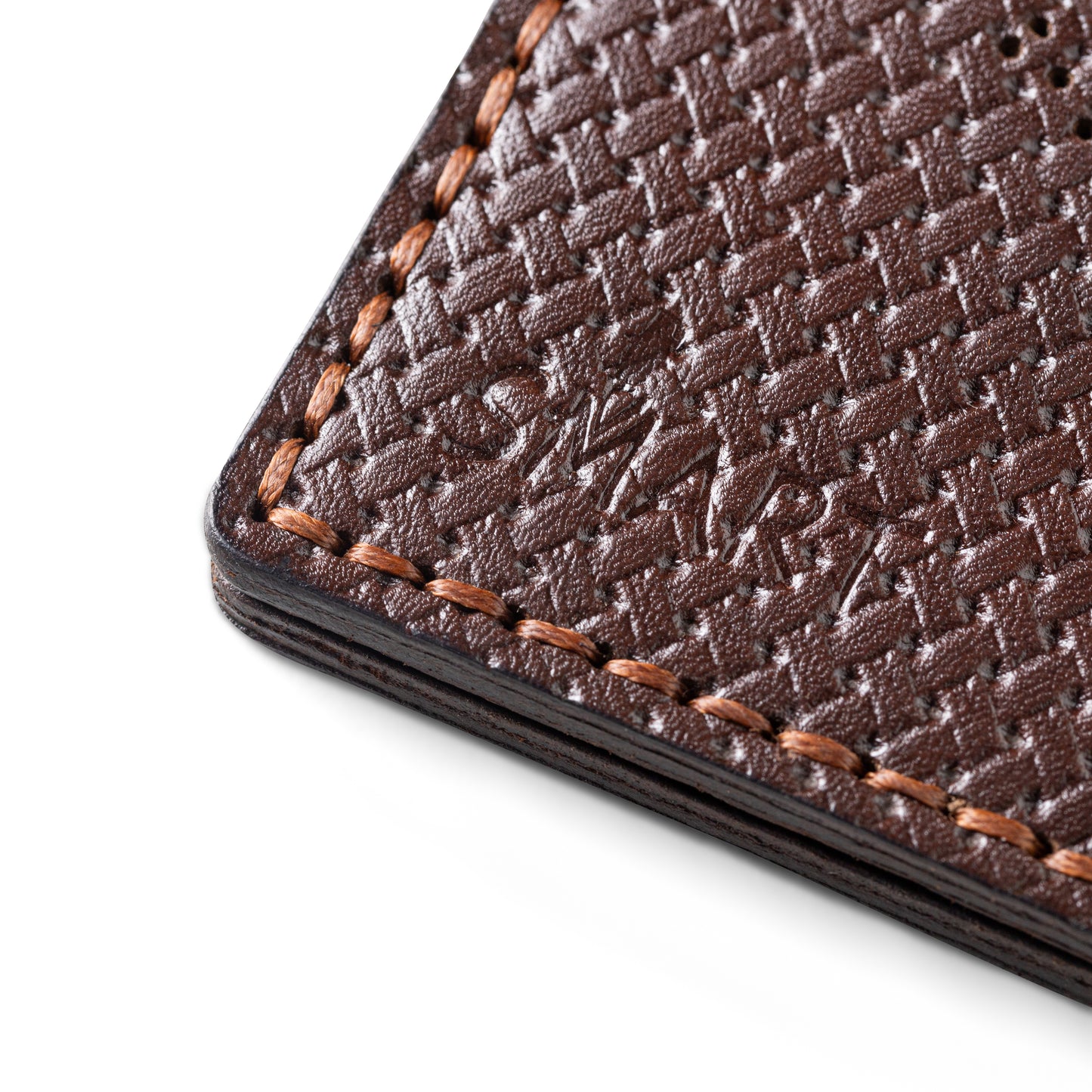 slim Tangled card holder | Brown