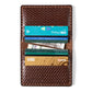 slim Tangled card holder | Brown