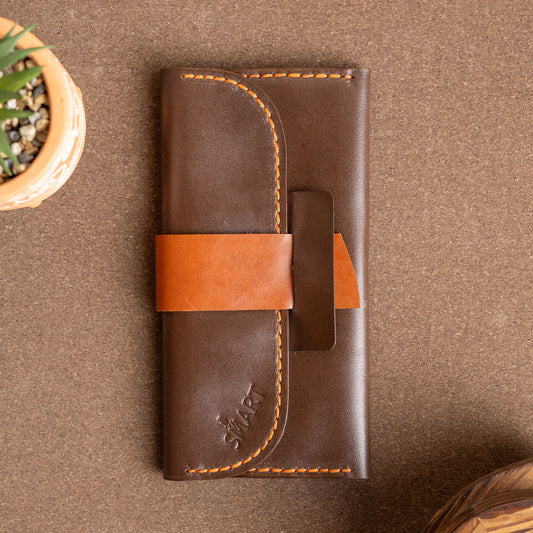 Tri-fold wallet | Brown