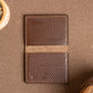 slim Tangled card holder | Brown