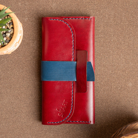 Tri-fold wallet | Red