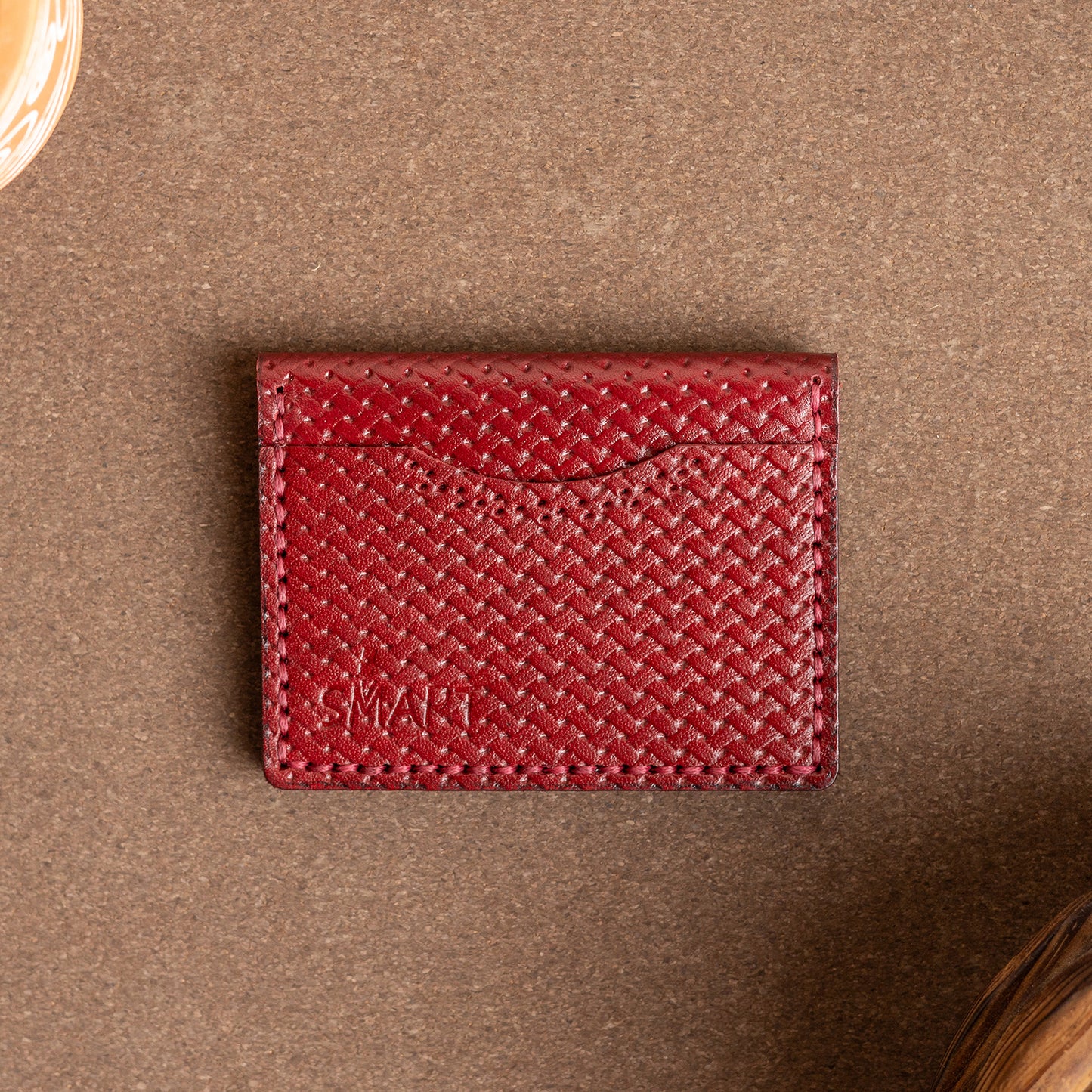 slim Tangled card holder | Burgundy