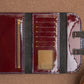 Tri-fold wallet | Shiny burgundy