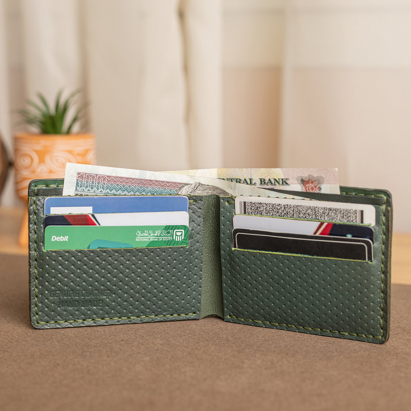 Smart wallet Tangled | Olive